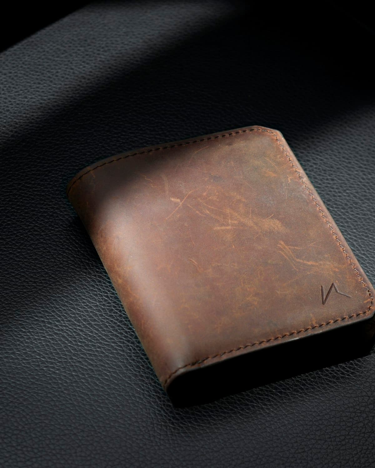 Card Case with Gold Monogram, view 2